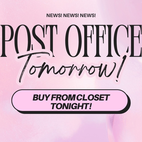 📣 POST OFFICE TOMORROW! - Picture 1 of 1